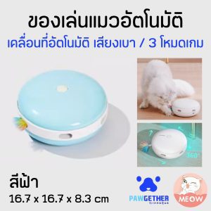 ของเล่นแมวอัตโนมัติ สีฟ้า Pawgether Play 1